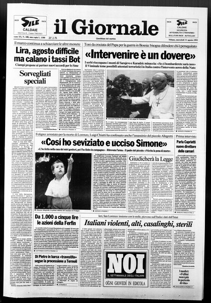 Il giornale : quotidiano del mattino